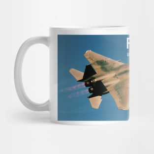 2-Sided F-15C Eagle Afterburner Golden Mug